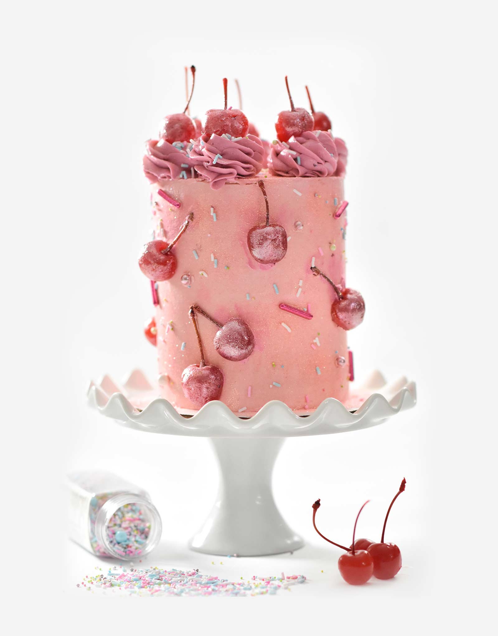 Tall Cherry Cake Tall Cherry Cake