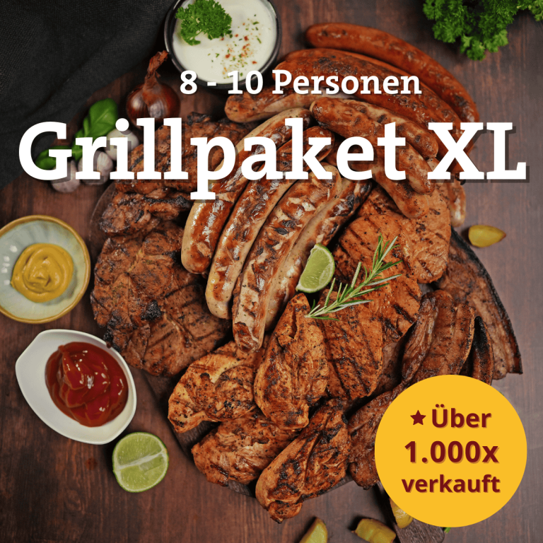 Grillpaket XL (für 8 - 10 Personen)