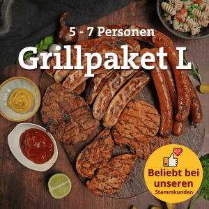 Herzhaftes Grillpaket L (für 5 - 7 Personen)
