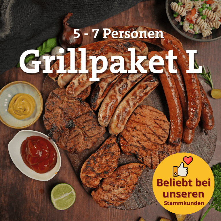 Herzhaftes Grillpaket L (für 5 - 7 Personen)